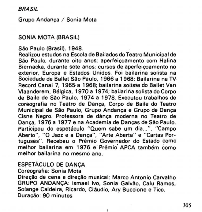 Official Bienal de São Paulo Program